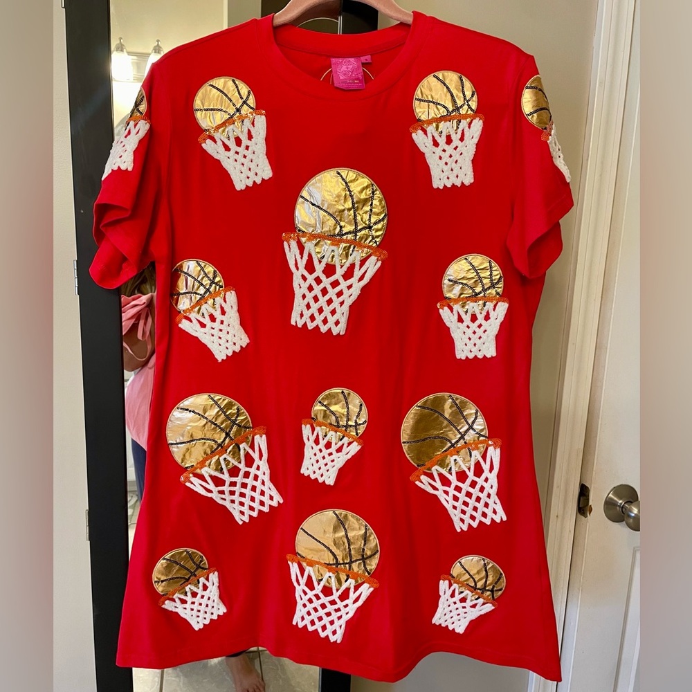 Queen of Sparkles basketball dress